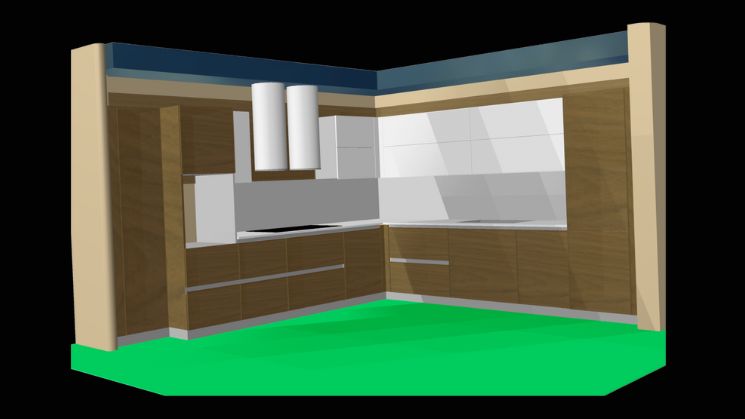 Progettazione in 3D di una cucina